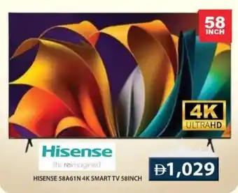 Grand Hyper Market Hisense 58A61N 4K smart TV offer