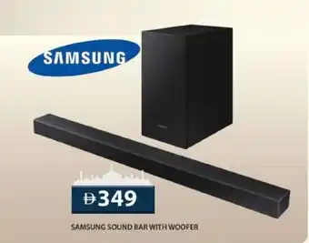 Grand Hyper Market Samsung sound bar with woofer offer