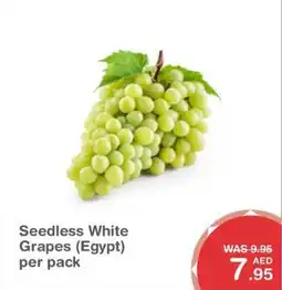 Choithrams Seedless White Grapes offer