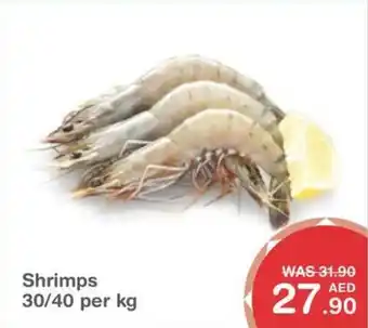 Choithrams Shrimps 30/40 offer
