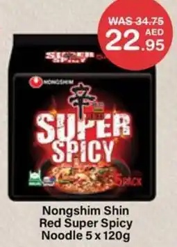 Choithrams Nongshim Shin Red Super Spicy Noodle offer