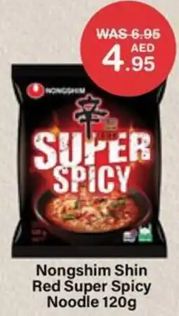 Choithrams Nongshim Shin Red Super Spicy Noodle offer