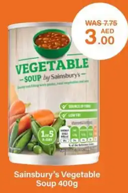 Choithrams Sainsbury's Vegetable Soup offer
