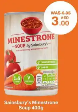 Choithrams Sainsbury's Minestrone Soup offer