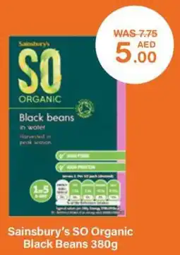 Choithrams Sainsbury's SO Organic Black Beans offer
