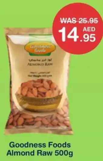 Choithrams Goodness Foods Almond Raw offer