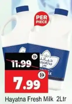 Al Madina Hayatna Fresh Milk offer