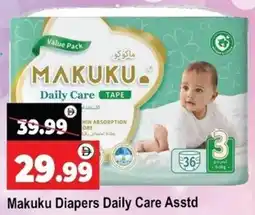 Al Madina Makuku Diapers Daily Care Asstd offer