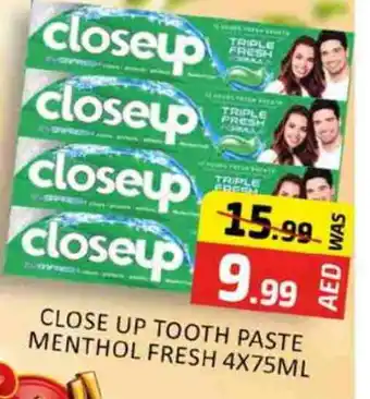 Al Madina CLOSE UP Toothpaste offer