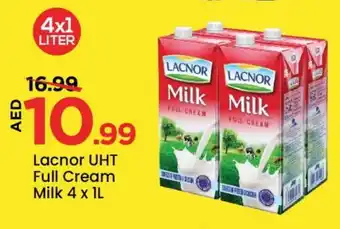 Mark & Save LACNOR Full Cream Milk offer