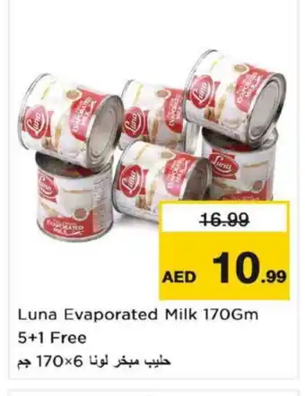 Nesto LUNA Evaporated Milk offer