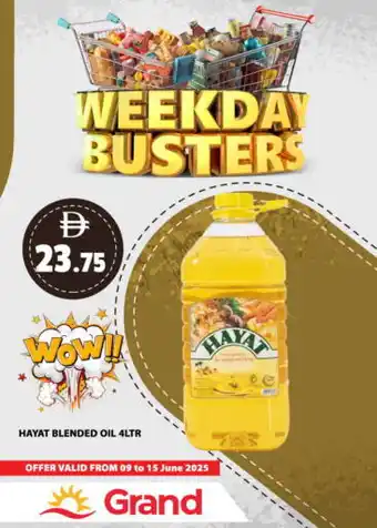Grand Hyper Market HAYAT Cooking Oil offer