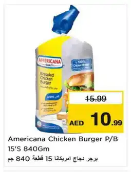 Nesto AMERICANA Chicken Burger offer