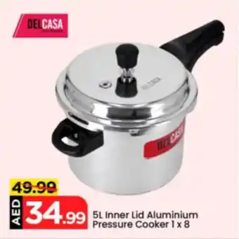 Mark & Save Inner Lid Aluminium Pressure Cooker 1x8 offer