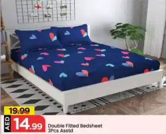 Mark & Save Double Fitted Bedsheet offer