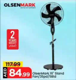 Mark & Save Olsenmark stand Fan 3SPD 5BLD offer
