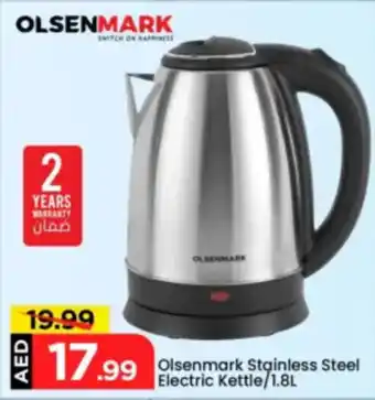 Mark & Save Olsenmark stainless steel electric kettle offer