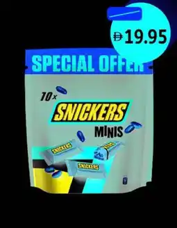 Union Coop Snickers milk chocolate mini bar offer