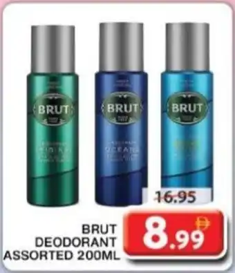 Grand Hyper Market Brut deodorant assorted offer