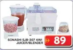 Grand Hyper Market Sonashi SJB-307 4 in 1 juicer / blender offer