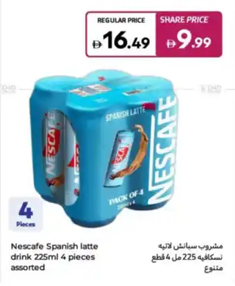 Carrefour Nescafe Spanish latte drink offer