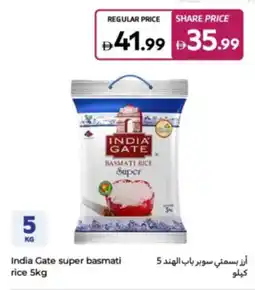 Carrefour India Gate super basmati rice offer