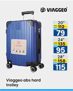 KM Trading Viaggeo abs hard trolley offer