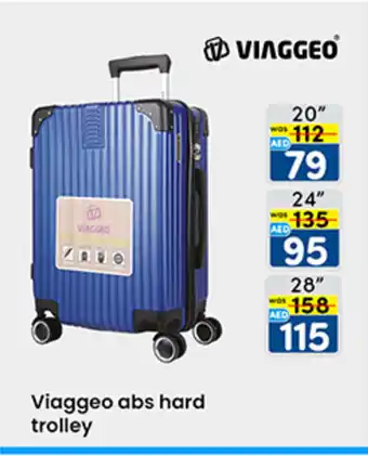KM Trading Viaggeo abs hard trolley offer
