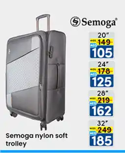 KM Trading Semoga nylon soft trolley offer