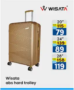 KM Trading Wisata abs hard trolley offer