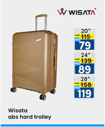 KM Trading Wisata abs hard trolley offer