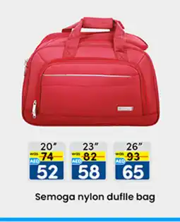 KM Trading Semoga nylon duflle bag offer