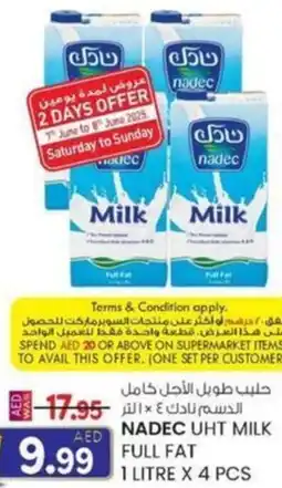 KM Trading Nadec uht milk full fat offer