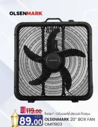 KM Trading Olsenmark box fan OMF1903 offer