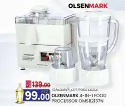 KM Trading Olsenmark 4-in-1 food processor OMSB2137N offer