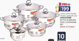 KM Trading Hascevher stainless steel cookware set offer