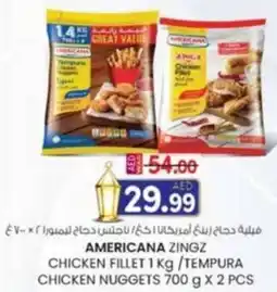 KM Trading Americana zingz chicken fillet / tempura chicken nuggets offer
