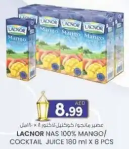 KM Trading Lacnor nas 100% mango / cocktail juice offer