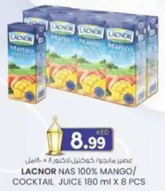 KM Trading Lacnor nas 100% mango / cocktail juice offer