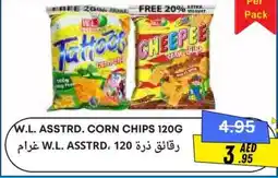 West Zone Supermarket W.L. corn chips offer