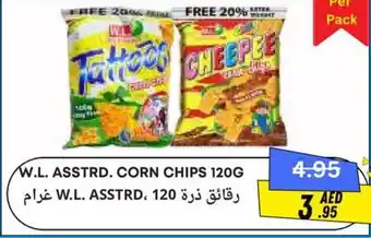 West Zone Supermarket W.L. corn chips offer
