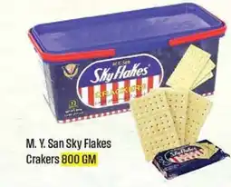 West Zone Supermarket M. Y. San Sky Flakes Crakers offer