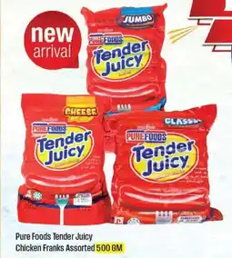 West Zone Supermarket Pure Foods Tender Juicy Chicken Franks offer