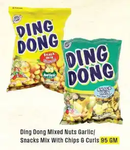 West Zone Supermarket Ding Dong Mixed Nuts Garlic Snacks Mix With Chips & Curls offer