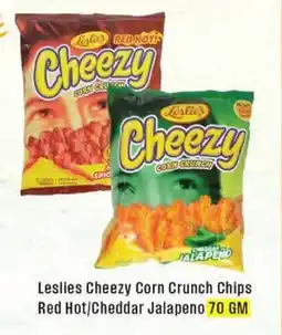 West Zone Supermarket Leslies cheezy corn crunch chips red hot cheddar jalapeno offer