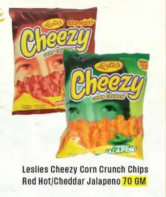 West Zone Supermarket Leslies cheezy corn crunch chips red hot cheddar jalapeno offer