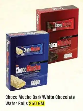 West Zone Supermarket Choco Mucho Dark White Chocolate Wafer Rolls offer