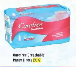West Zone Supermarket Carefree breathable panty liners 20's offer