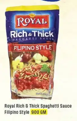 West Zone Supermarket Royal Rich & Thick Spaghetti Sauce Filipino Style offer