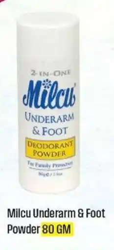 West Zone Supermarket Milcu Underarm & Foot Powder offer